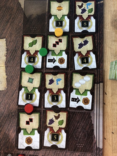 Carpe Diem - Scoring Cards