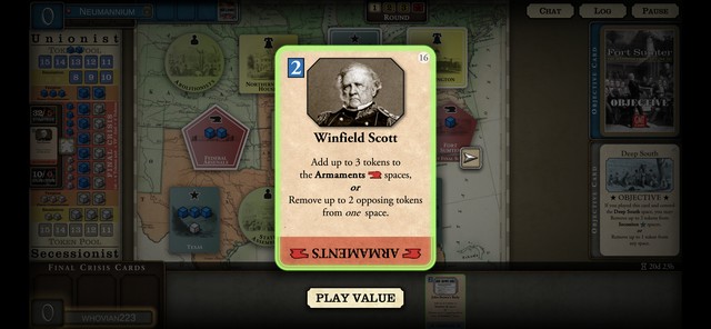 Fort Sumter Dig - Card