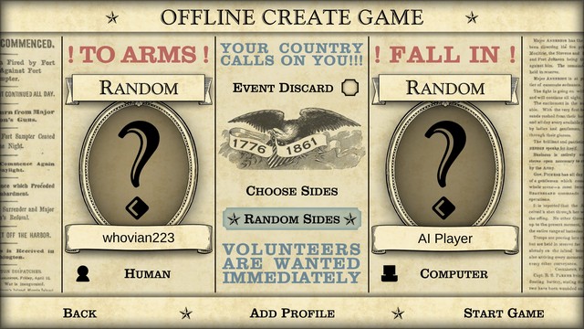 Fort Sumter Dig - Game Create