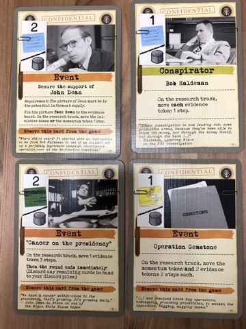 Watergate - Nixon cards