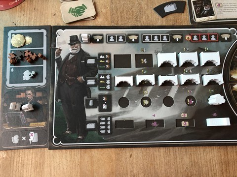Barrage - Player Board in use
