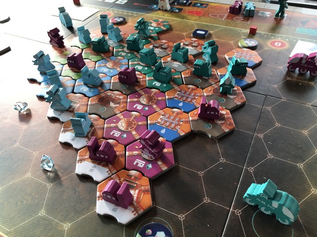 On Mars - Endgame Board Close