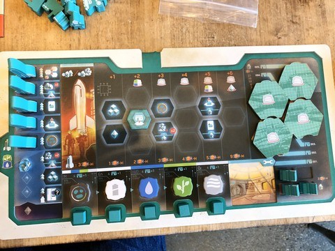 On Mars - Player Board