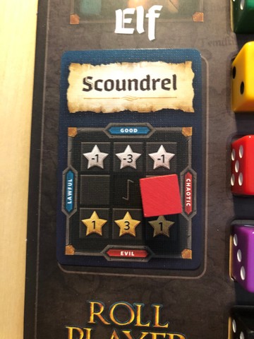 Roll Player Alignment card - Scoundrel
