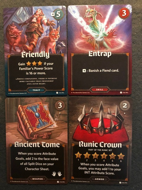 Roll Player - Fiends & Familiars Market Cards