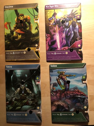 Shards of Infinity - Character Cards