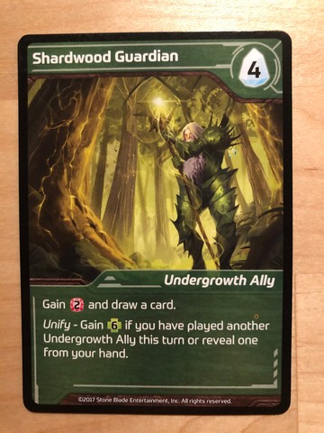 Shards of Infinity - Undergrowth card