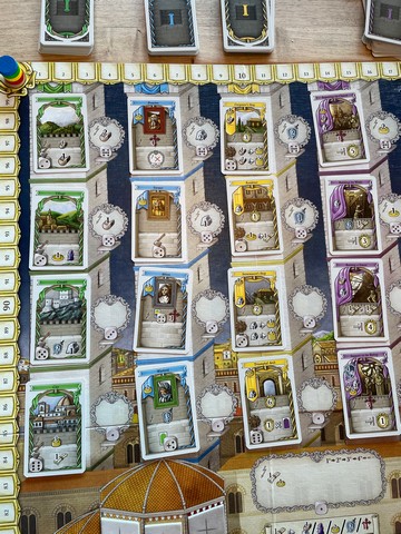 Lots of cards, though I know at first glance they mean nothing. Lorenzo il Magnifico