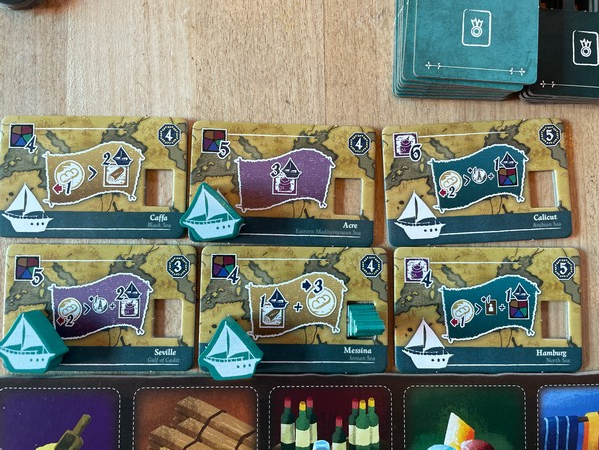 Amalfi - Player exclusive action spaces