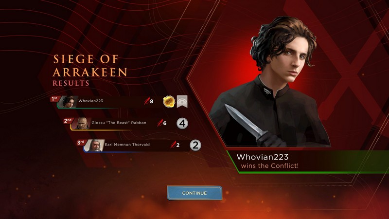 Dune Imperium - Skirmish Results