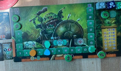 Shadow Kingdoms of Valeria - Player Board