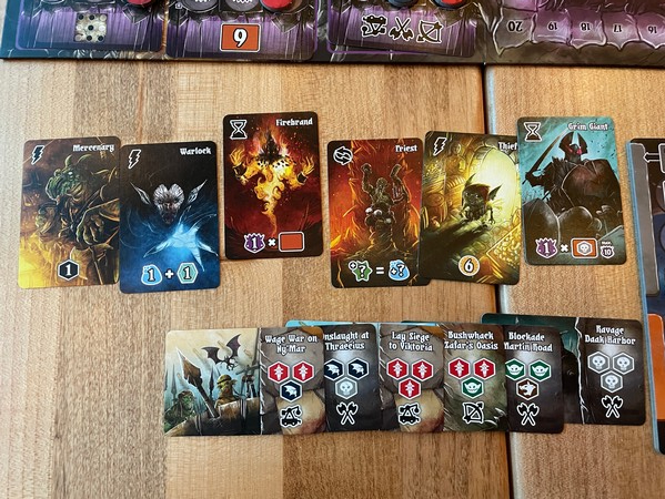 Shadow Kingdoms of Valeria - Cards
