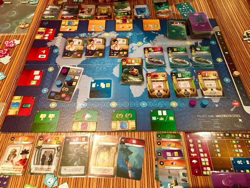 Underwater Cities - Game Board