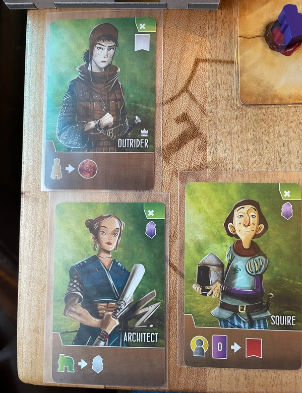 Paladins of the West Kingdom - Townsfolk (Outrider, Architect, Squire)