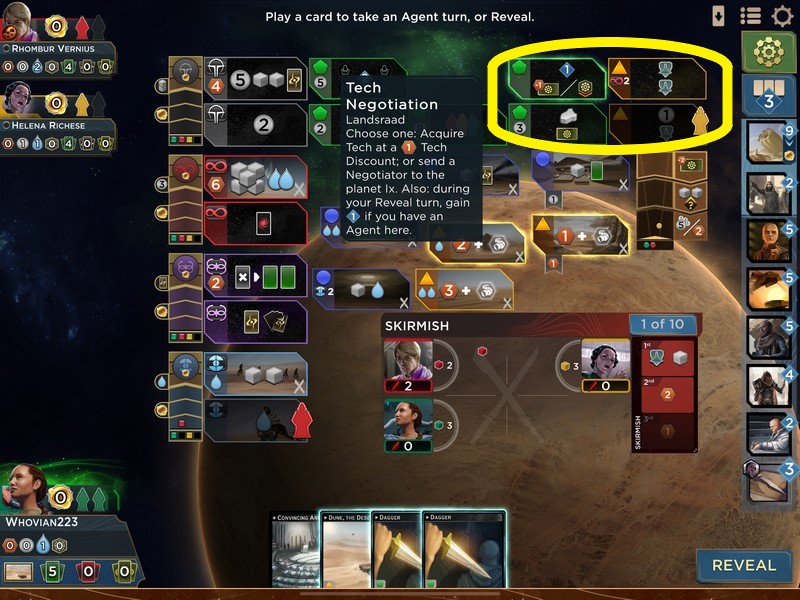 Dune Imperium - Rise of Ix - board