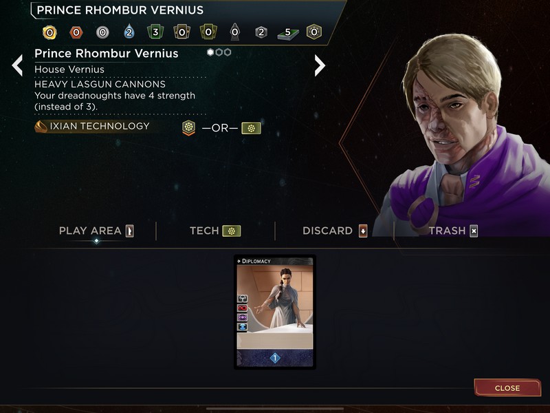 Dune: Imperium - Rise of Ix - Prince Rhombur Vernius leader