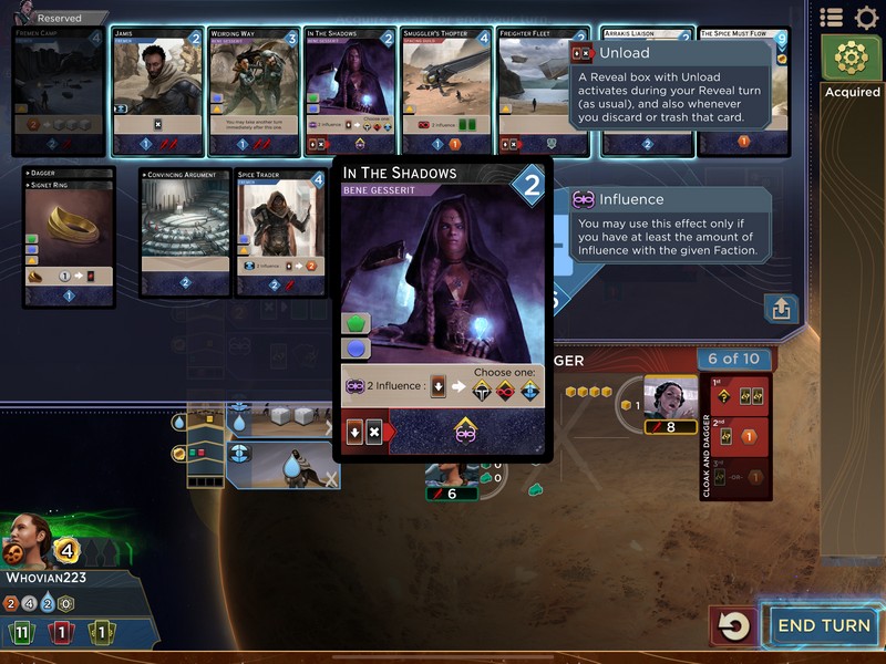 Dune: Imperium - Rise of Ix - In the Shadows card