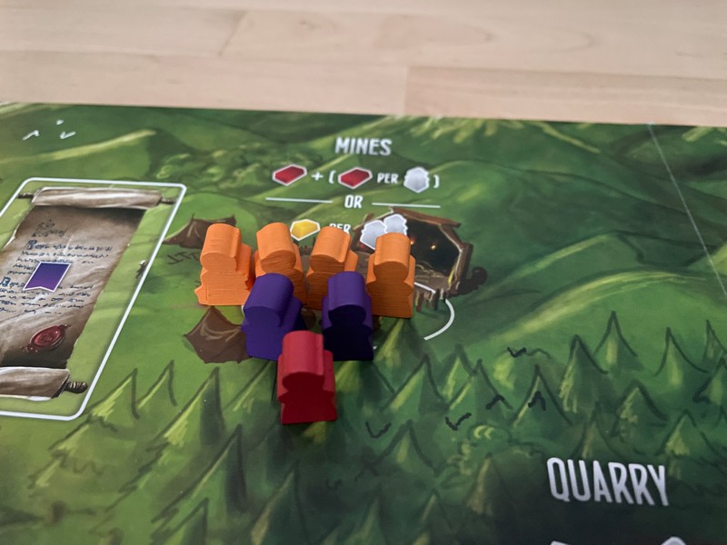 Architects of the West Kingdom - Multiple Workers at Mine