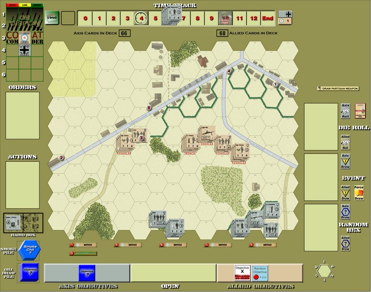 Combat Commander Europe - Scenario 78 - Setup