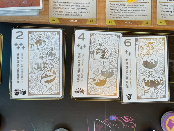 Arcs - Action Card Play