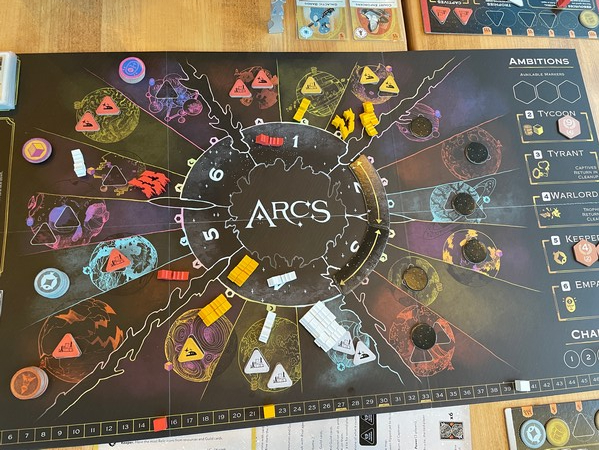 Arcs - Map During Play