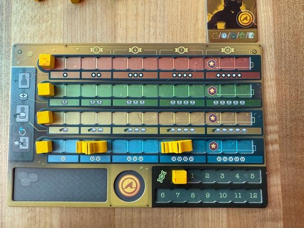 Endeavor: Deep Sea - Player Board