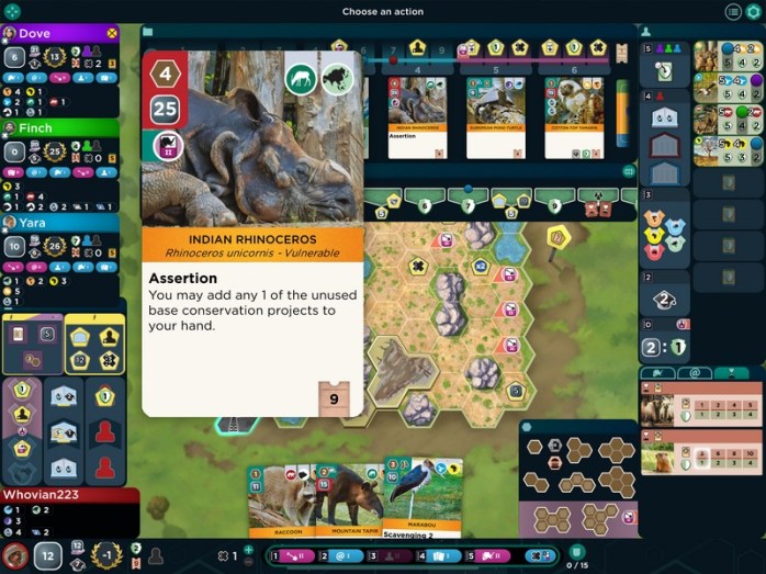 Ark Nova digital - Rhinoceros