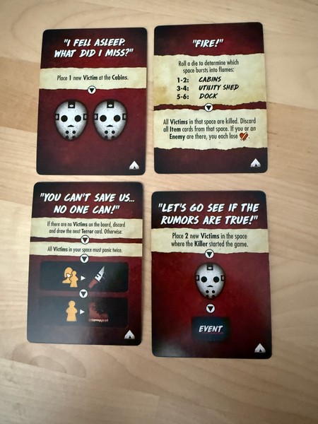 Final Girl - Hans the Butcher Terror cards