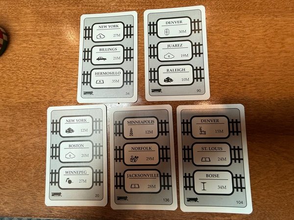 Empire Builder - Delivery Cards
