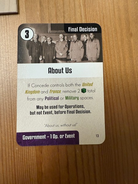 Bell of Treason - Final Decision card