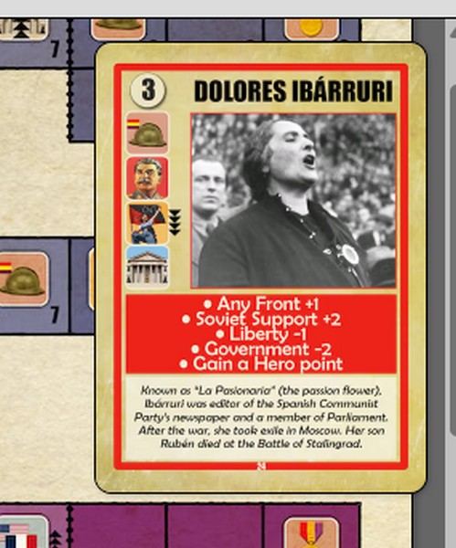 Land and Freedom - Communist card