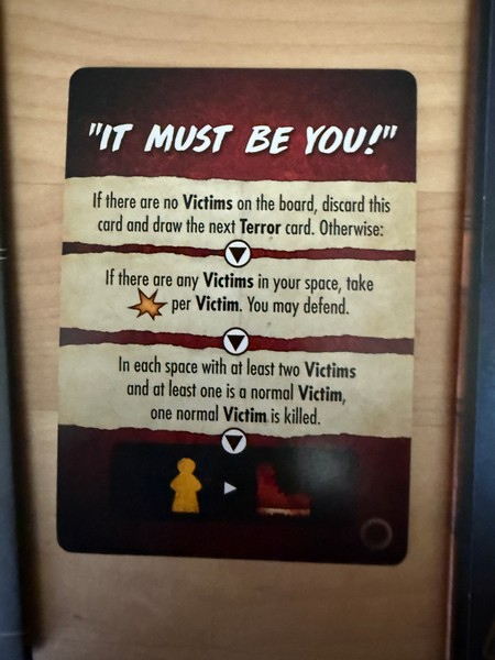 Final Girl - Organism - Terror Card