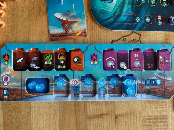 SETI - Technologies on Player Board