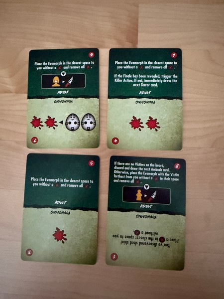 Final Girl - Into the Void - Evomorph Ambush Cards