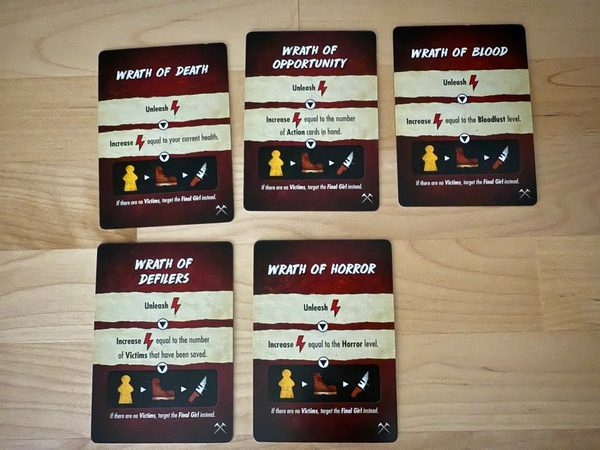 Final Girl - Slaughter in the Groves - Wrath Terror Cards