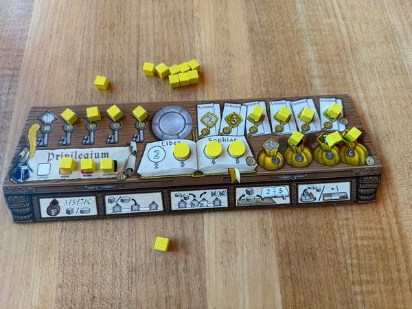 Hansa Teutonica - player board