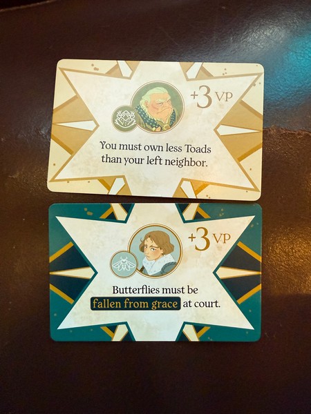 Courtisans - Bonus Cards