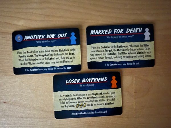 Final Girl - A Knock at the Door - Event cards