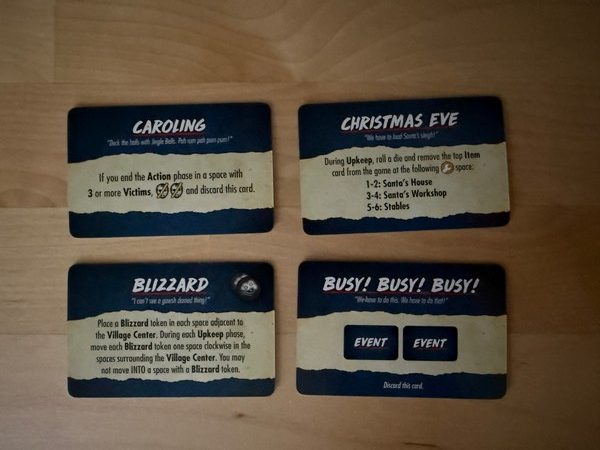 Final Girl - North Pole Nightmare - Santa's Village - Event cards