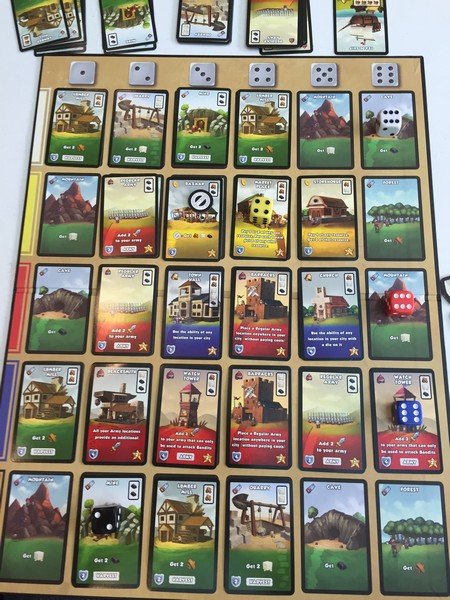 Dice City - Player Board