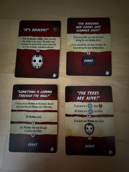 Final Girl - Haunting of Creech Manor - Creech Manor Terror Cards