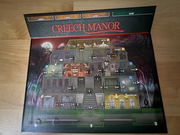 Final Girl - Haunting of Creech Manor - Creech Manor Board