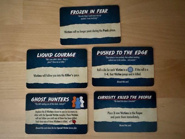 Final Girl - Haunting of Creech Manor - Event Cards