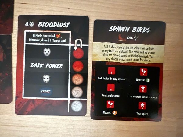 Final Girl - Terror From Above - Birds Cards